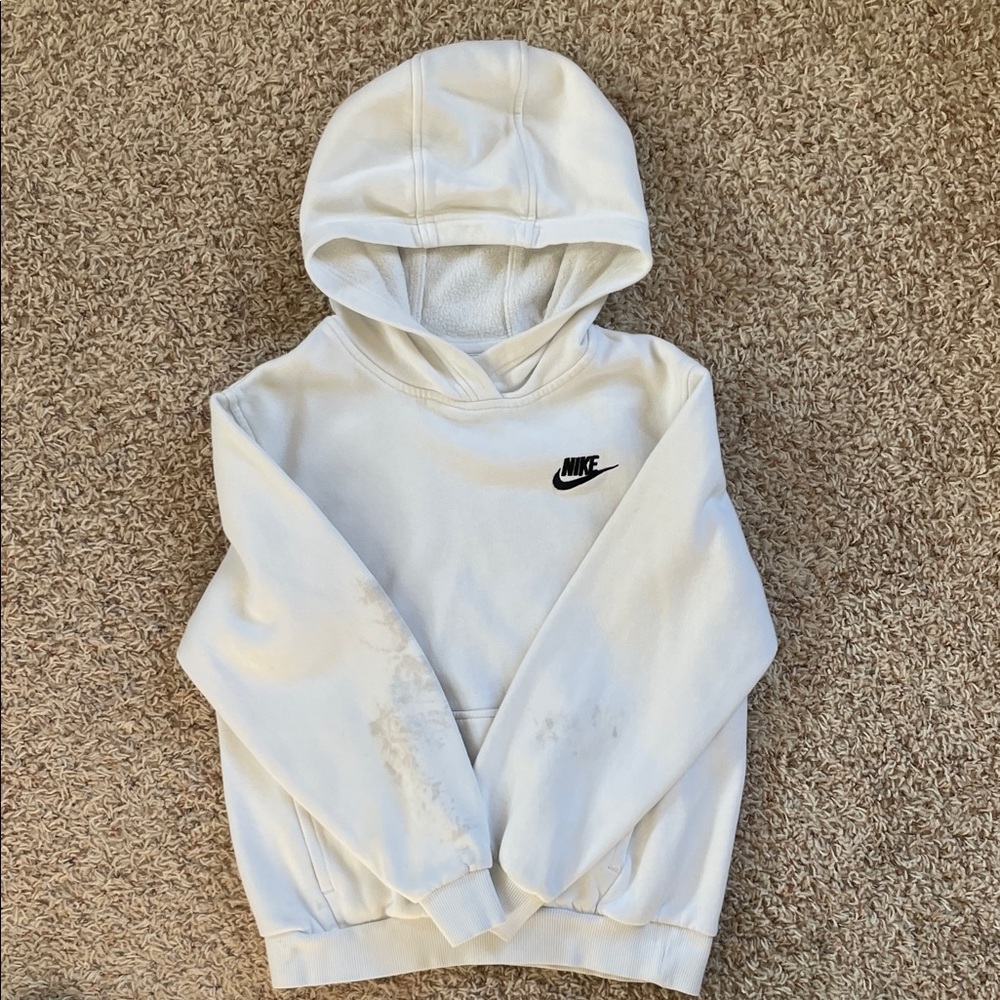 Nike Kids Classic White Hoodie